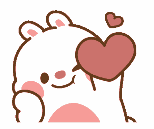 Tobi de dando un corazón